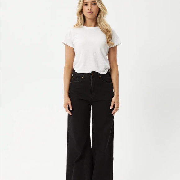 Afends | Wide Leg Jeans Cream - Picture 5 of 7
